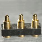 3 pin pogo pin connector plain base type